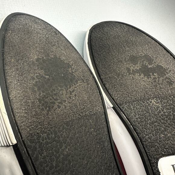 Polo Ralph Lauren Faxon Low Red Canvas Sneaker Sz 13D - Picture 15 of 16